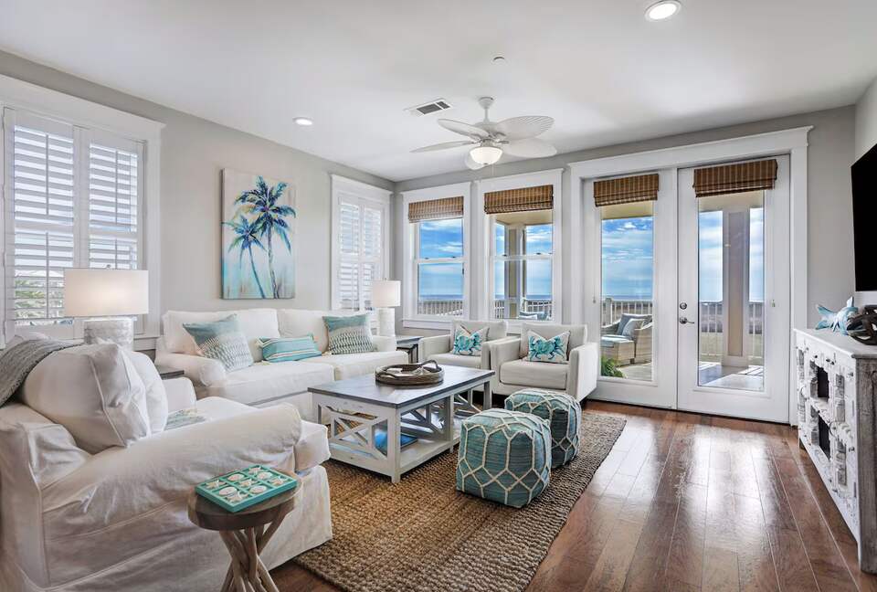 Gulf-front Luxe | Panoramic Views & Resort Amenities at Pointe West - Galveston, Texas