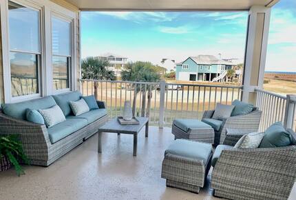 Gulf-front Luxe | Panoramic Views & Resort Amenities at Pointe West - Galveston, Texas