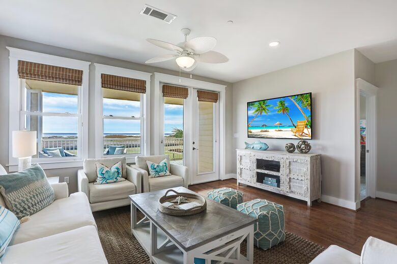 Gulf-front Luxe | Panoramic Views & Resort Amenities at Pointe West - Galveston, Texas