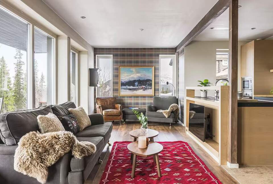 Refined Alpine Apartment in Scenic Björnen - Åre, Sweden