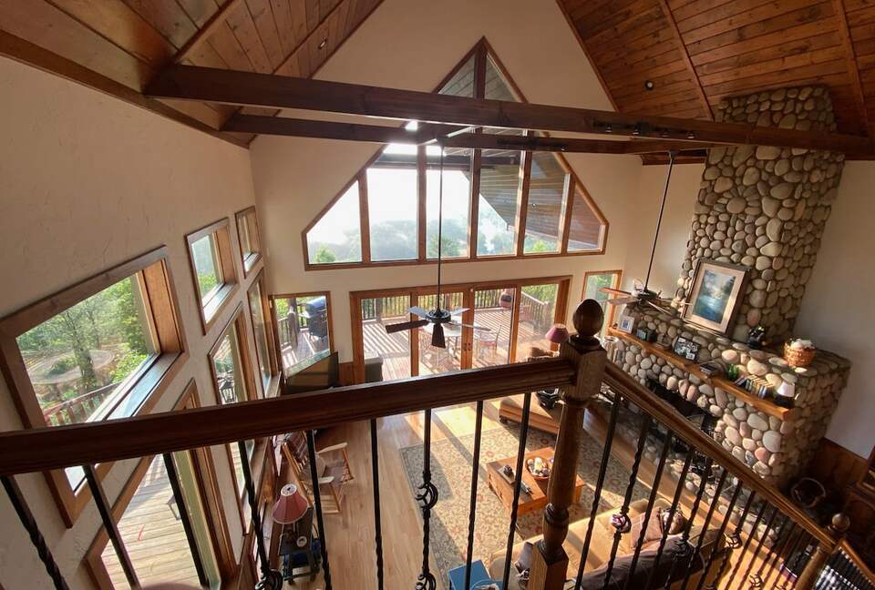 What If Cabin | Scenic Mountain Retreat with Panoramic Views - Blue Ridge, Georgia