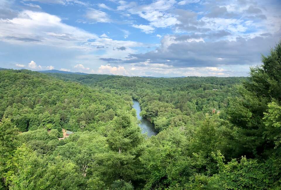 What If Cabin | Scenic Mountain Retreat with Panoramic Views - Blue Ridge, Georgia
