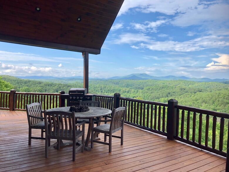 What If Cabin | Scenic Mountain Retreat with Panoramic Views - Blue Ridge, Georgia