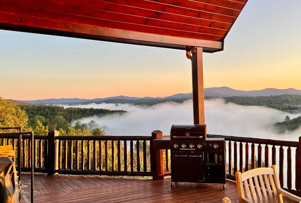 What If Cabin | Scenic Mountain Retreat with Panoramic Views - Blue Ridge, Georgia