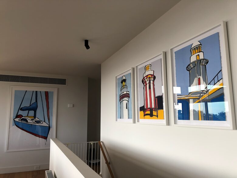 Modern beach house with 180 degrees bay views - Melbourne, Australia