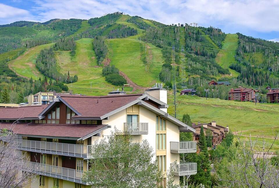 Elegant Ski Time Square Condo with Mountain Views - Steamboat Springs, Colorado