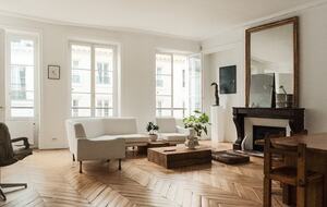Refined Minimalist Apartment by Paris’s Iconic Passages - Paris, France