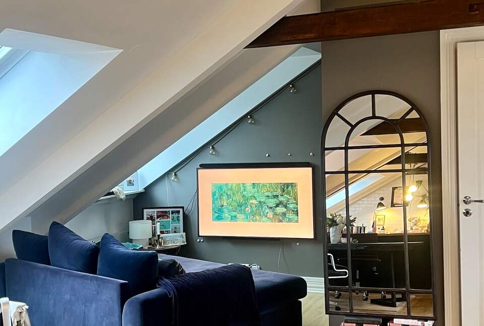 Central boho-chic loft 250ft2 terrace & 2 bathroom - Frogner, Norway