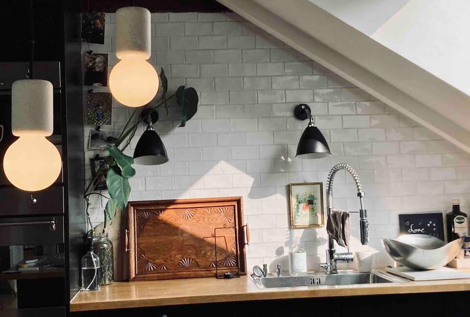 Central boho-chic loft 250ft2 terrace & 2 bathroom - Frogner, Norway