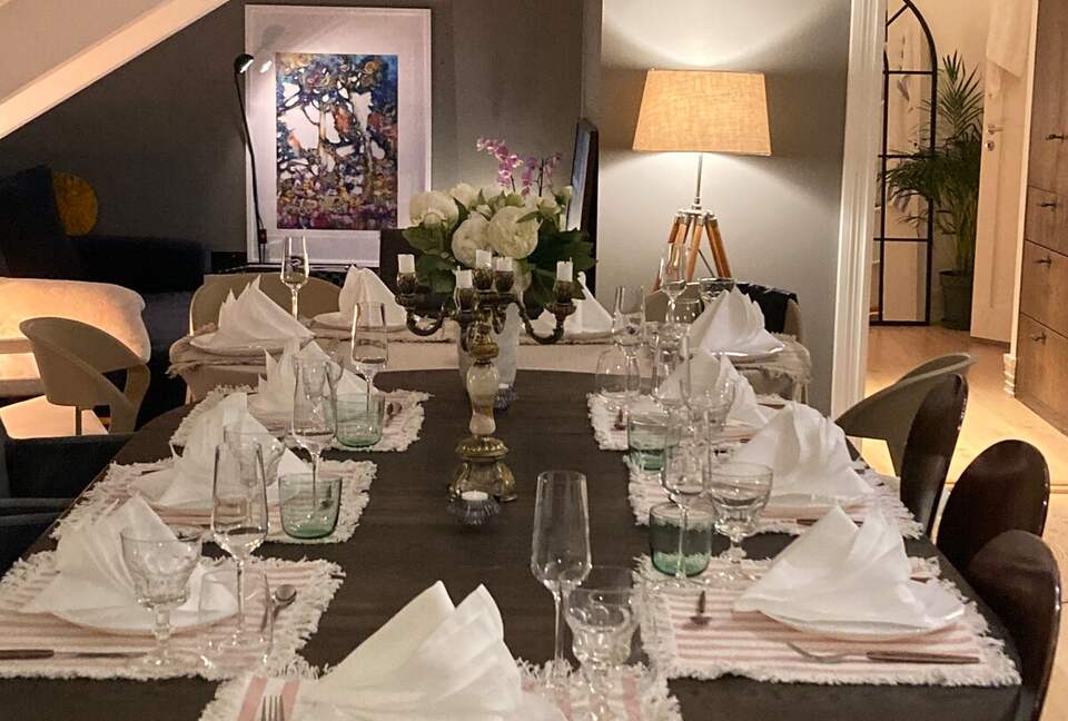 Central boho-chic loft 250ft2 terrace & 2 bathroom - Frogner, Norway