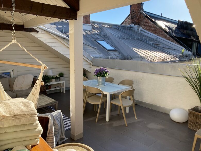 Central boho-chic loft 250ft2 terrace & 2 bathroom - Frogner, Norway