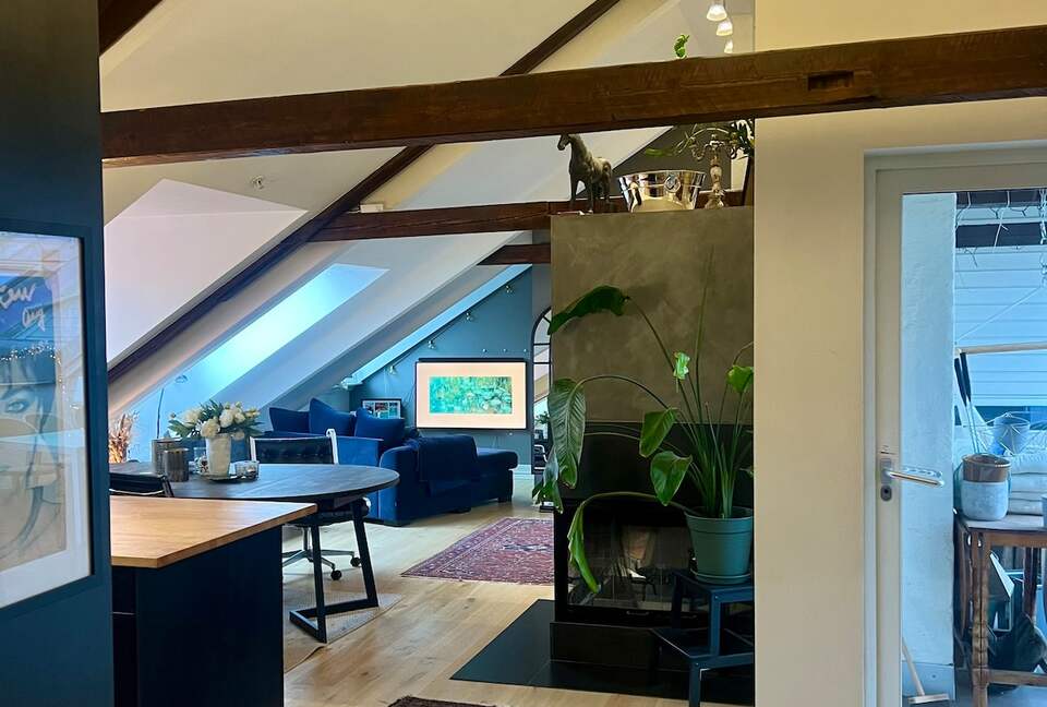 Central boho-chic loft 250ft2 terrace & 2 bathroom - Frogner, Norway