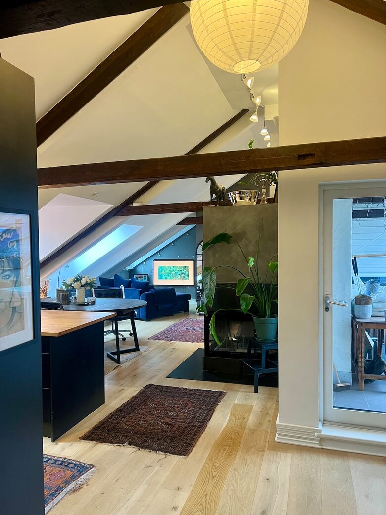 Central boho-chic loft 250ft2 terrace & 2 bathroom - Frogner, Norway