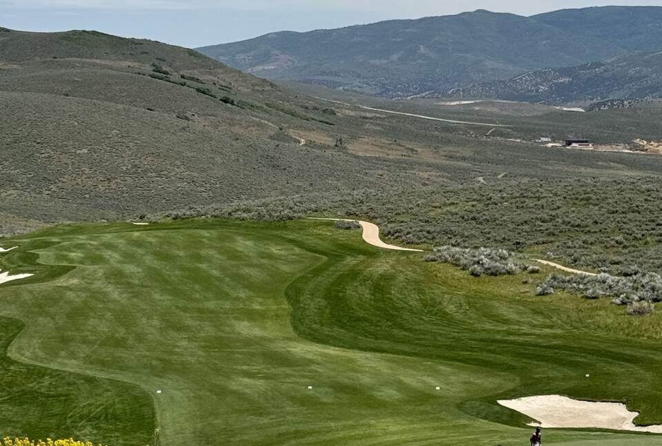 Nicklaus golf course behind home