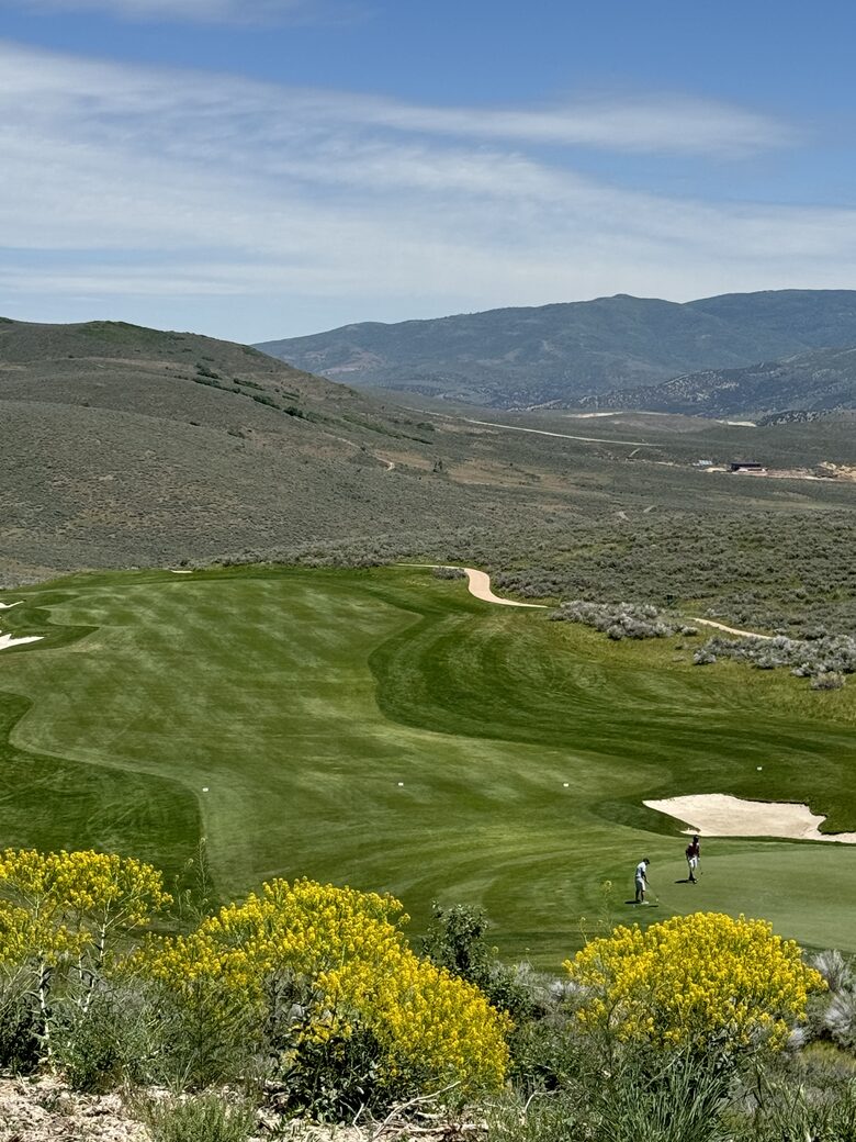 Nicklaus golf course behind home