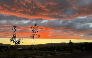 incredible sunsets from home and neighborhood