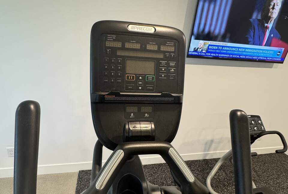 Gym quality Precor Elliptical in home