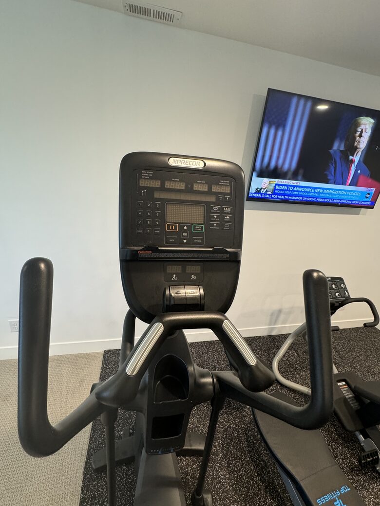Gym quality Precor Elliptical in home