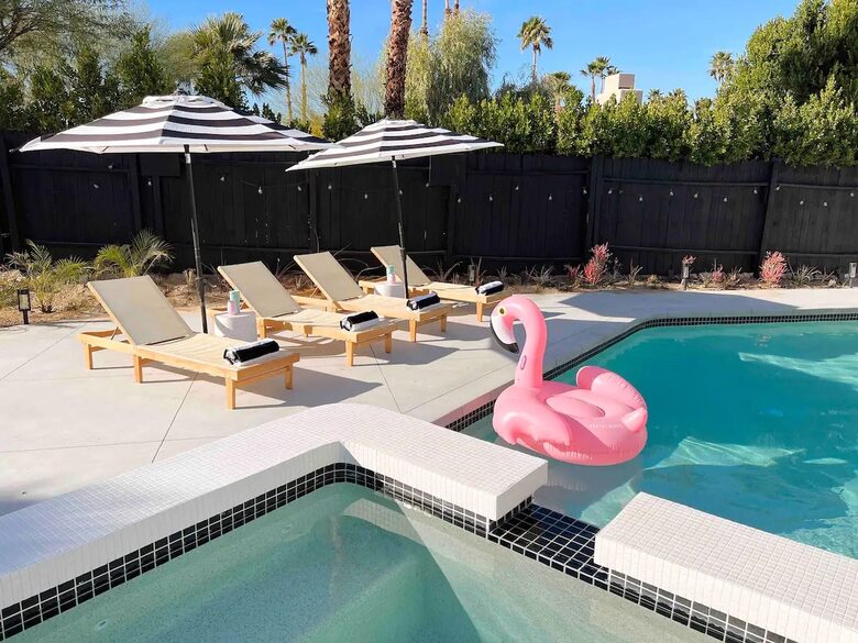 Designer Palm Springs Retreat with Heated Pool & Mountain Views - Palm Springs, California