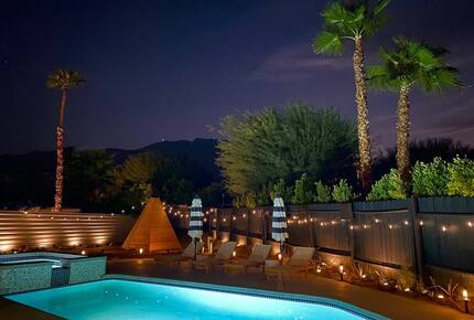 Designer Palm Springs Retreat with Heated Pool & Mountain Views - Palm Springs, California