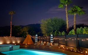 Designer Palm Springs Retreat with Heated Pool & Mountain Views - Palm Springs, California