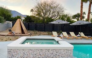 Designer Palm Springs Retreat with Heated Pool & Mountain Views - Palm Springs, California