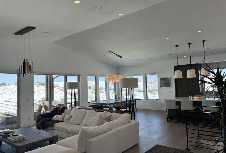 Outdoor Grill and heaters on deck