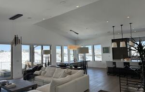 Outdoor Grill and heaters on deck