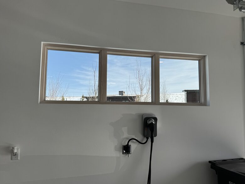 EV Charger in Heated garage