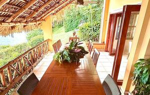 Second dinning room seats 24 guests