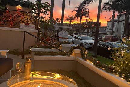 Front Patio at Sunset