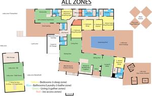 Unique sustainable luxury Retreat (sleeps 12) with a wellness zone including pool, spa, sauna & yoga decks - Rotorua, New Zealand