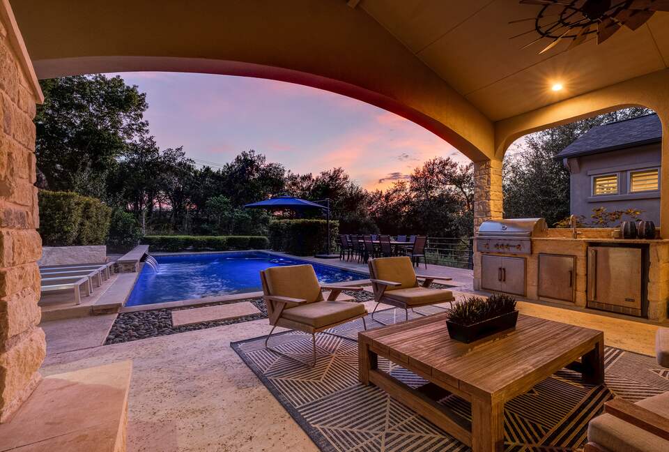 ABOVE - Exquisite Retreat on 1.6 Acres in Gated Community - Austin, Texas