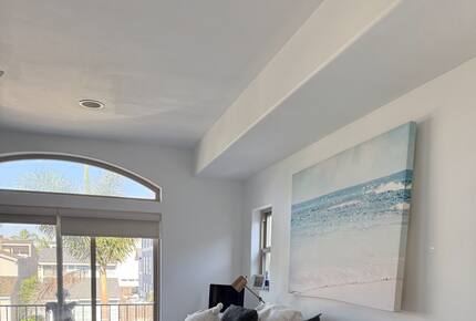 Master King Bed and Desk