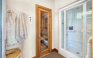 Sauna and shower room