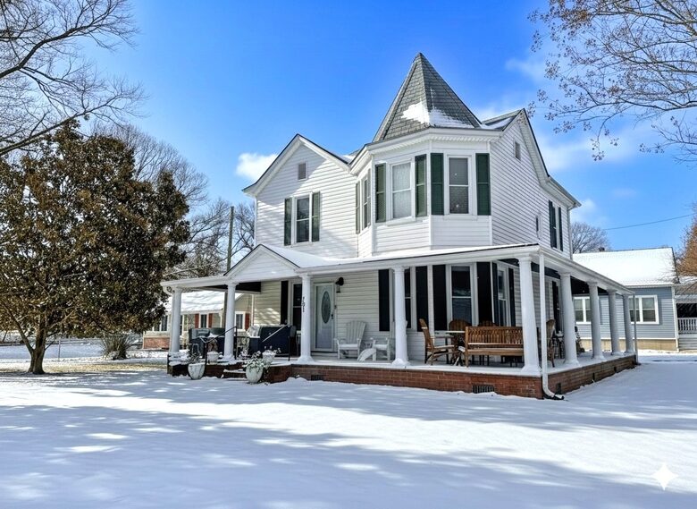 Updated Waterfront Victorian 4BR, 7 Bed- The Pearl - Colonial Beach, Virginia