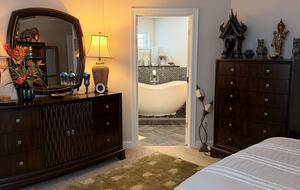 Master Bedroom view of ensuite master bathroom