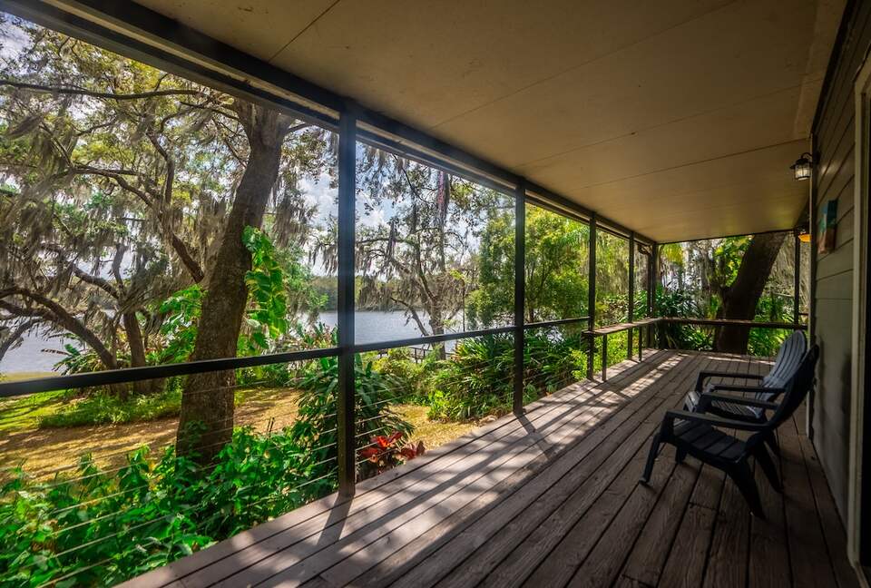 Relaxed Riverside Home with Private Dock and Balcony - Tampa, Florida