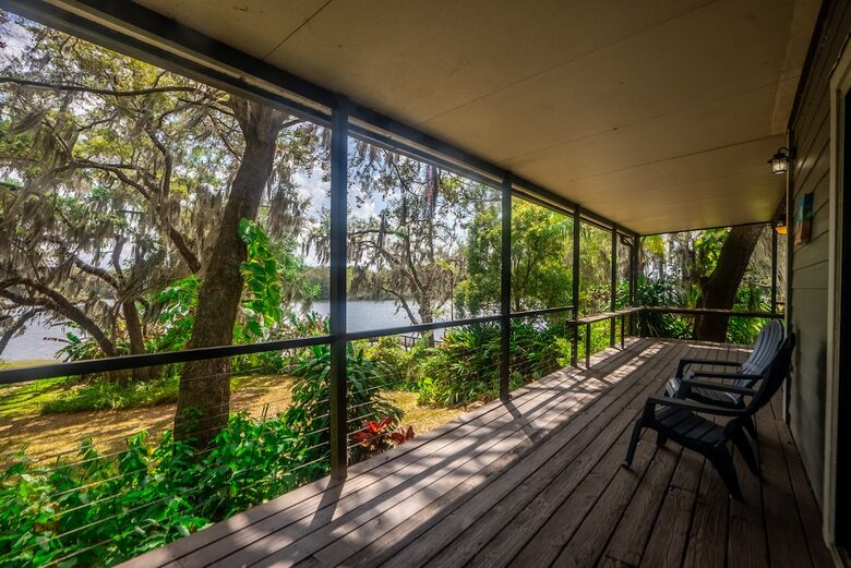 Relaxed Riverside Home with Private Dock and Balcony - Tampa, Florida