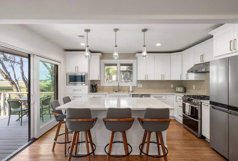 Kiawah Island Inlet Cove Marshview Cottage | 3 min. walk to beach - Johns Island, South Carolina