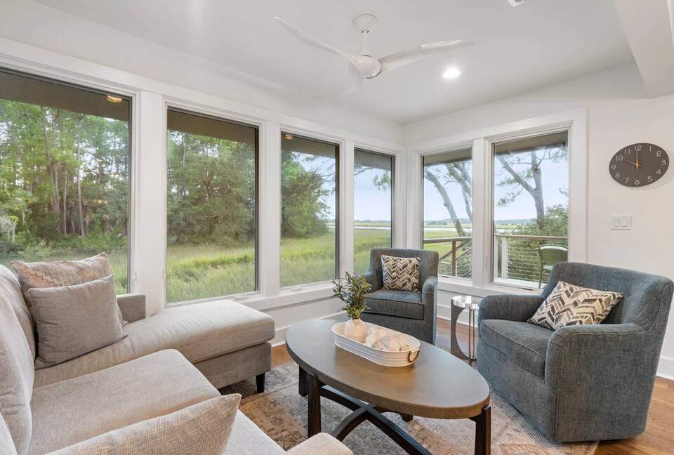 Kiawah Island Inlet Cove Marshview Cottage | 3 min. walk to beach - Johns Island, South Carolina