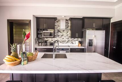 Infinity Edge Pool Above Carara Rainforest and Pacific Coast - Tarcoles, Costa Rica