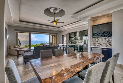 Infinity Edge Pool Above Carara Rainforest and Pacific Coast - Tarcoles, Costa Rica
