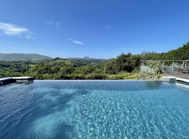 Basque Coast Panorama with Infinity Pool - Urrugne, France
