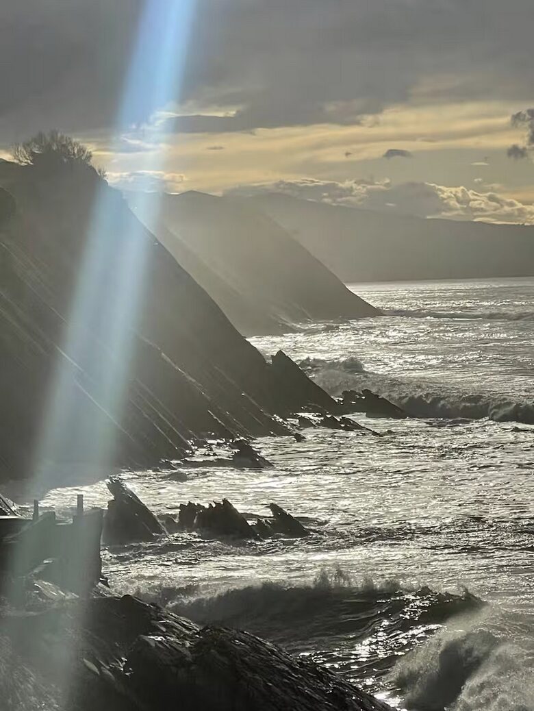 Stunning views of the cliffs along the corniche road