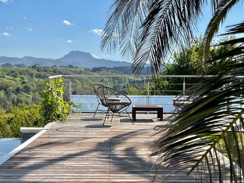 Basque Coast Panorama with Infinity Pool - Urrugne, France