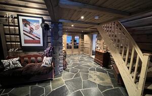 Kvitfjell, Authentic Scandinavian Log Cabin with Ski-Out Access - Fåvang, Norway