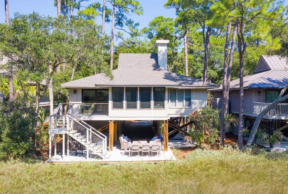 Kiawah Island Inlet Cove Marshview Cottage | 3 min. walk to beach - Johns Island, South Carolina
