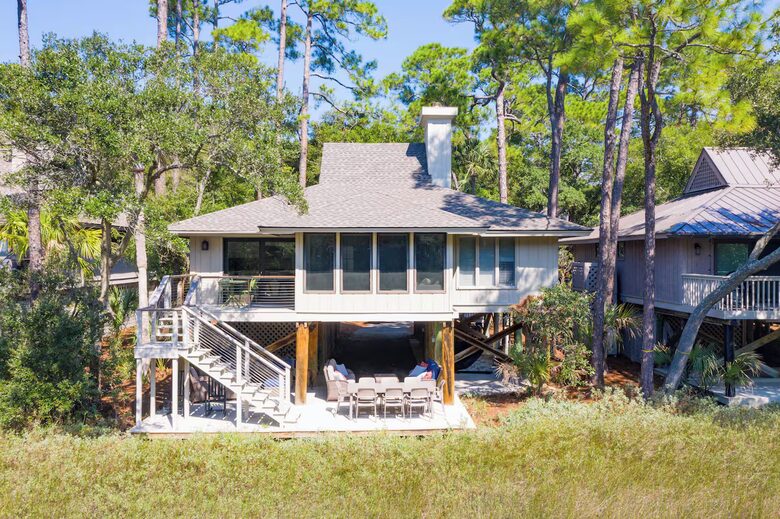 Kiawah Island Inlet Cove Marshview Cottage | 3 min. walk to beach - Johns Island, South Carolina
