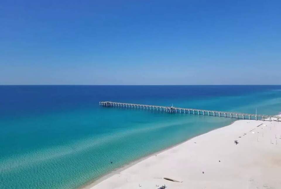 Gulf-Front Grand Panama Escape with Resort Amenities - Panama City Beach, Florida